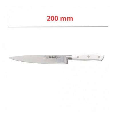 Comas Vleesmes / Koksmes 20cm - Wit - RVS