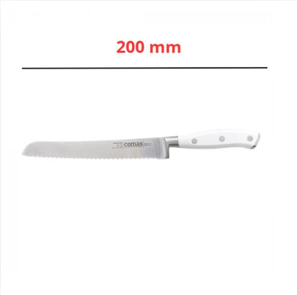 Comas Broodmes 20cm - Wit - RVS