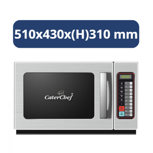Magnetron 1000W-1550W, CaterChef, 25L, 230V, 510x430x(H)310 mm