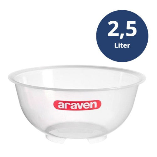 Beslagkom / Mengkom 2,5 liter - Araven - Polypropyleen