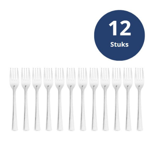 Tafelvorken, Nisbets Essentials, RVS 18/0, ( set van 12 )