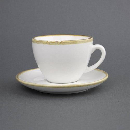 Olympia Kiln Koffiekop Krijtwit 23cl ( Set van 6 )