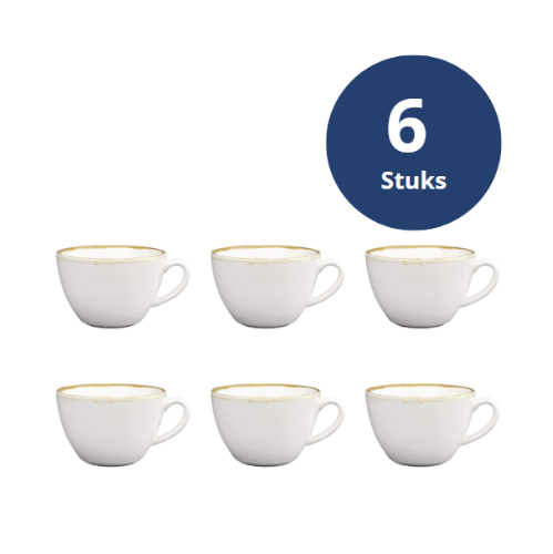 Olympia Kiln Cappuccino Kop Wit 34cl ( Set van 6 )