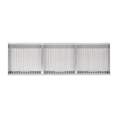 Buffalo Houtskoolbarbecue - 100x32x(H)90 cm - RVS - Groot Kookoppervlak