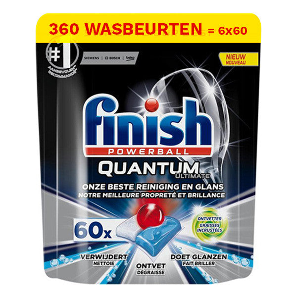 Vaatwastabletten, Finish Powerball Quantum, 360 stuks