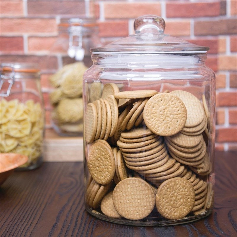 Olympia Glazen Voorraadpot – 6,35L - 29,3(H) X 20(Ø)CM