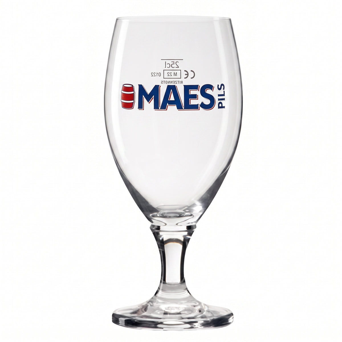 MAES Pils Bierglazen op voet - 6 Stuks - Glas