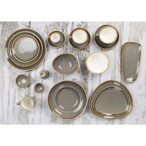 Olympia Kiln Cappuccino Kop Grijs 34cl ( Set van 6 )