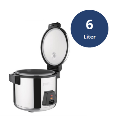 Rijstkoker 6L, Buffalo, 230V/1950W, 400x460x(H)345mm