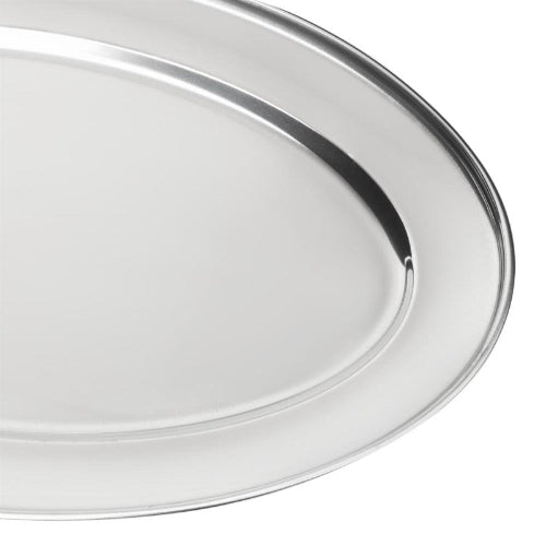 Serveerschaal Ovaal 25cm, Olympia Professionele RVS Serveerschaal