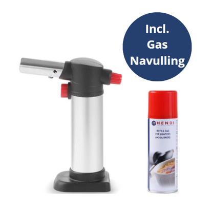 Hendi Koksbrander (198223) met Gasflesje 200ml- Hervulbaar