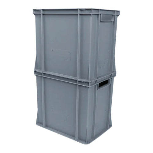 Stapelbak, Kunststof, 35 Liter, Grijs, Multifunctioneel