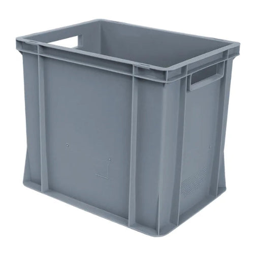 Stapelbak, Kunststof, 35 Liter, Grijs, Multifunctioneel