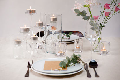 Bolsius Professional, Maxi Waxinelichten, Zilverkleurige cup, 10 uur, 40 stuks