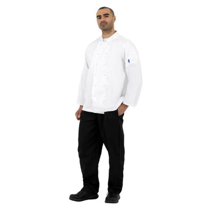 Koksbuis lange mouw Vegas, Whites Chefs Clothing, Wit, Maat XXL