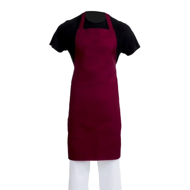 Halterschort Bordeaux Rood, Whites Chefs Clothing