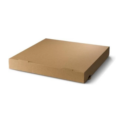 10x Pizzadozen - 32x32x4,2 cm - 10 stuks - kraft / bruin