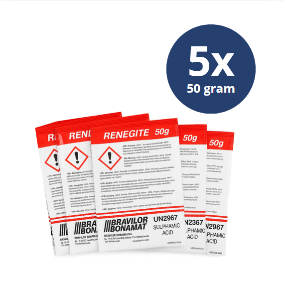Ontkalkingsmiddel Renegite - Bravilor Bonamat - 5 zakjes a 50 gram