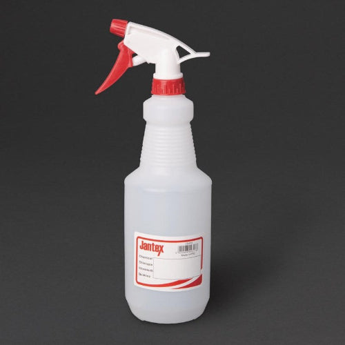 Sprayfles Kleurcode, Jantex, 750ml, Rood, Kunststof