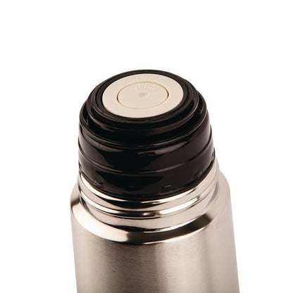 Dubbelwandige Thermosfles / thermoskan - RVS - 1 Liter - Olympia - Dubbelwandig