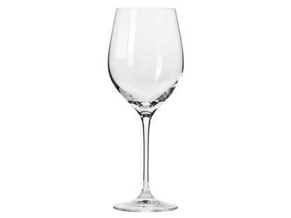 Krosno Rode Wijnglazen Harmony 450 ml, 6 stuks