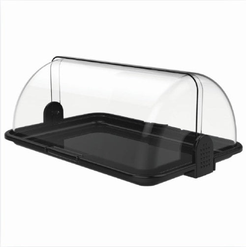 Roltop-Presentatie, Biesse, Dubbele Opening, Zwart, 465x315x195(h)mm