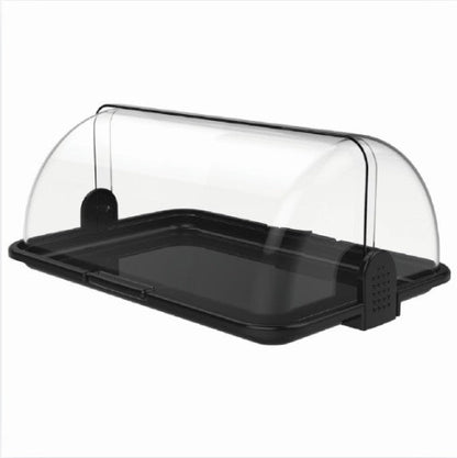 Roltop-Presentatie, Biesse, Dubbele Opening, Zwart, 465x315x195(h)mm