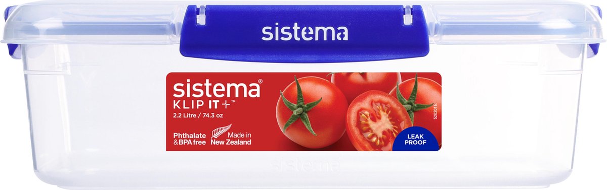 Sistema Klip It + rechthoekige vershouddoos - 2.2L