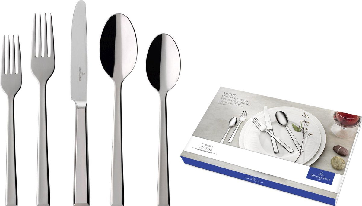 Villeroy & Boch Victor Bestekcassette - 30 delig - 44 x 28 x 5 cm