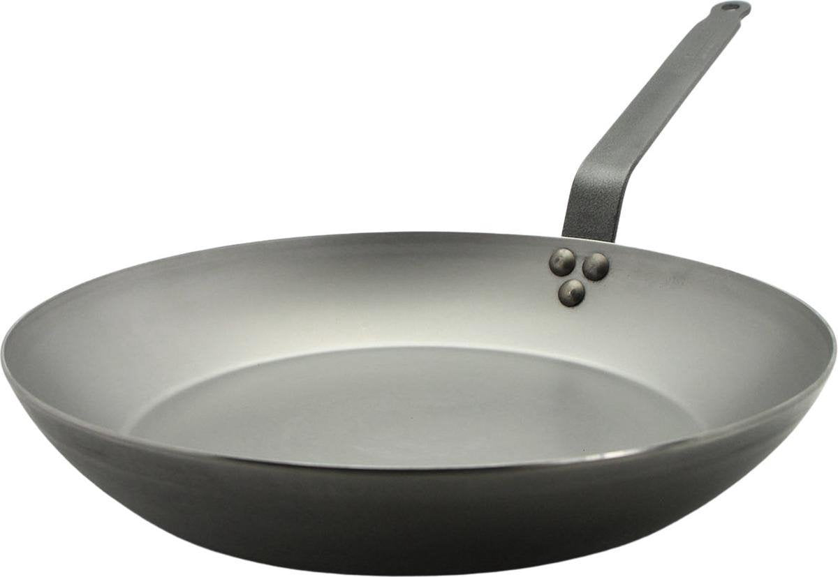 De Buyer Carbone Koekenpan - Ø Bovenaan 32 cm - Plaatstaal - Ongeschikt voor inductie - zonder PFAO en PTFE -