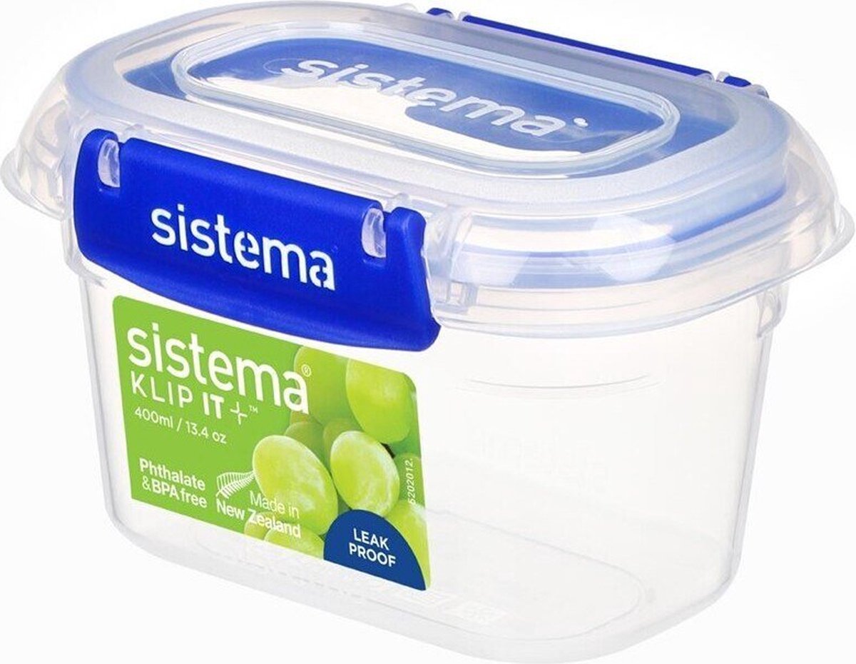 Sistema Klip It + rechthoekige voorraaddoos 400ml