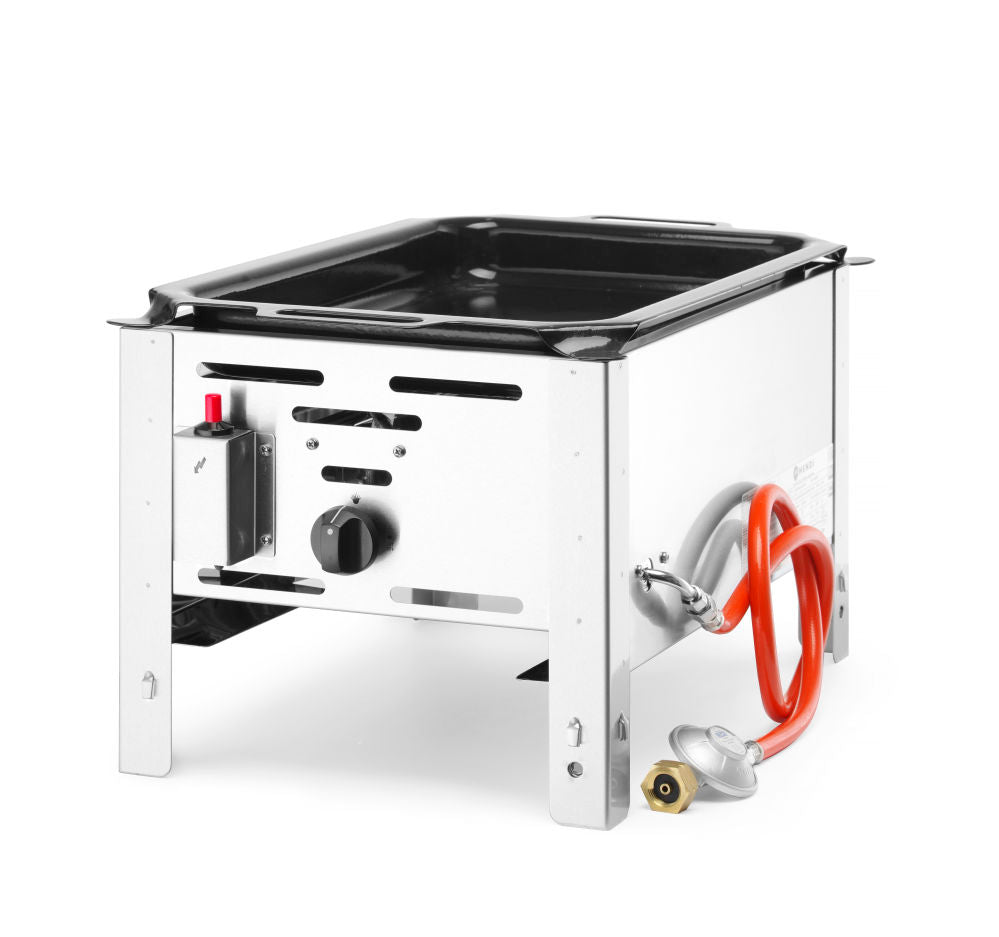 Gas Barbecue Bake-Master Mini, HENDI, 5,8kW, 340x540x(H)300mm