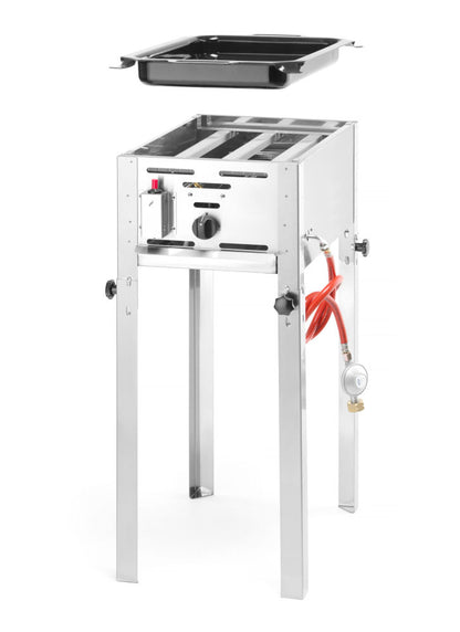 Hendi Gas Barbecue Grill-Master Mini, 5,8kW, 340x540x(H)840mm