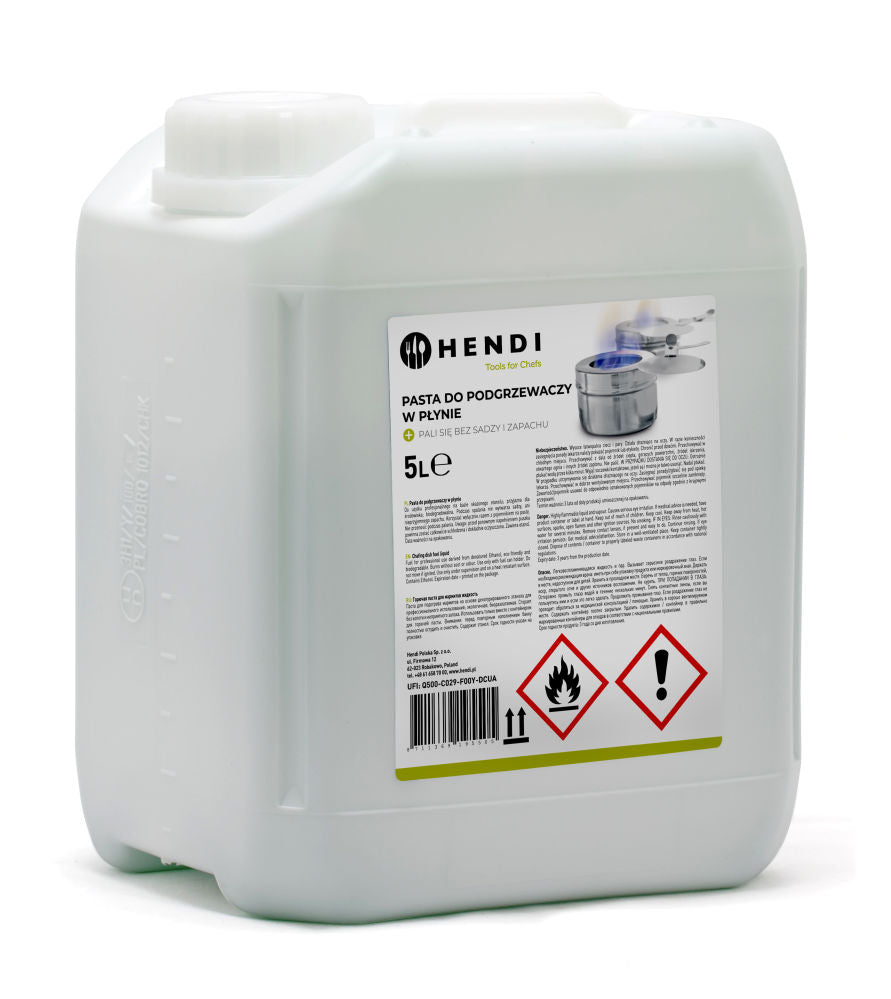 Chafing dish brandpasta jerrycan 5 Liter, HENDI