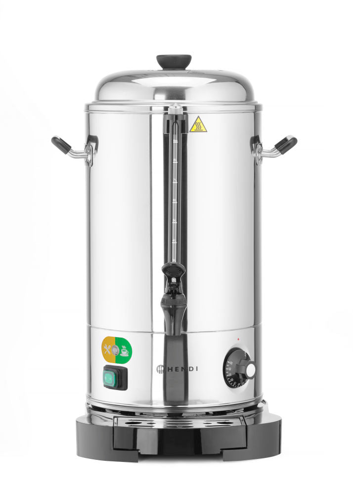Warme dranken ketel dubbelwandig, HENDI, 18L, 230V/2200W, 386x393x(H)641mm
