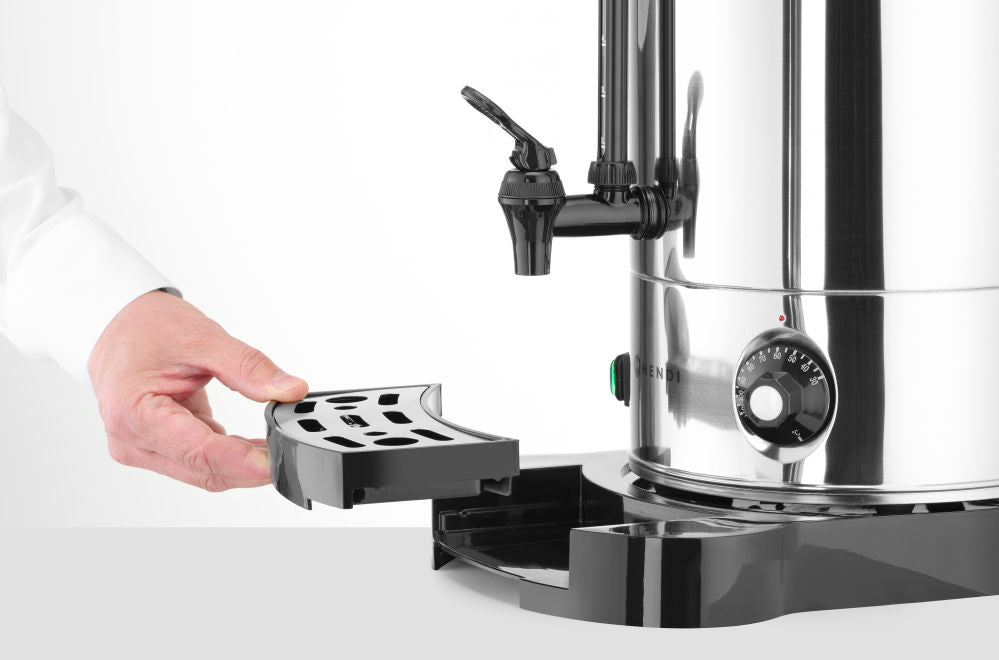 Warme dranken ketel dubbelwandig, HENDI, 18L, 230V/2200W, 386x393x(H)641mm