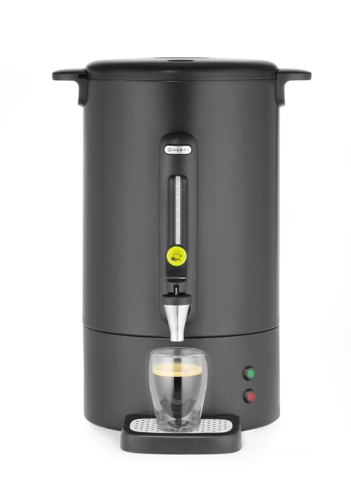 Percolator matzwart - Design by Bronwasser, HENDI, 14L, 230V/1750W, 357x380x(H)502mm