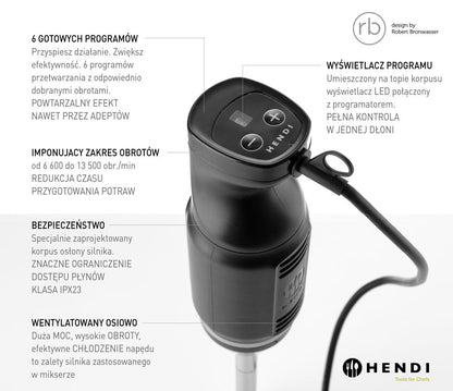 HENDI Blend staafmixer, 220-240V/250W, ø71x(H)444mm