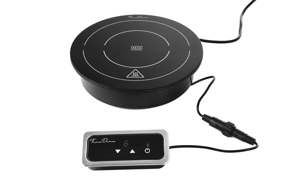 Inductie warmhoudplaat 800W, Fine Dine, 230V/800W, ø245x(H)68mm