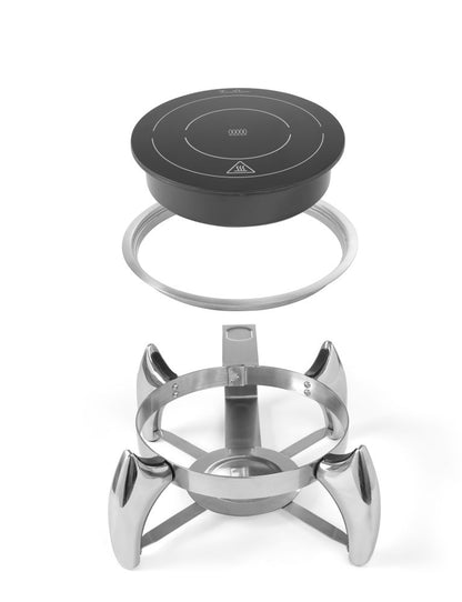 Inductie warmhoudplaat 800W, Fine Dine, 230V/800W, ø245x(H)68mm
