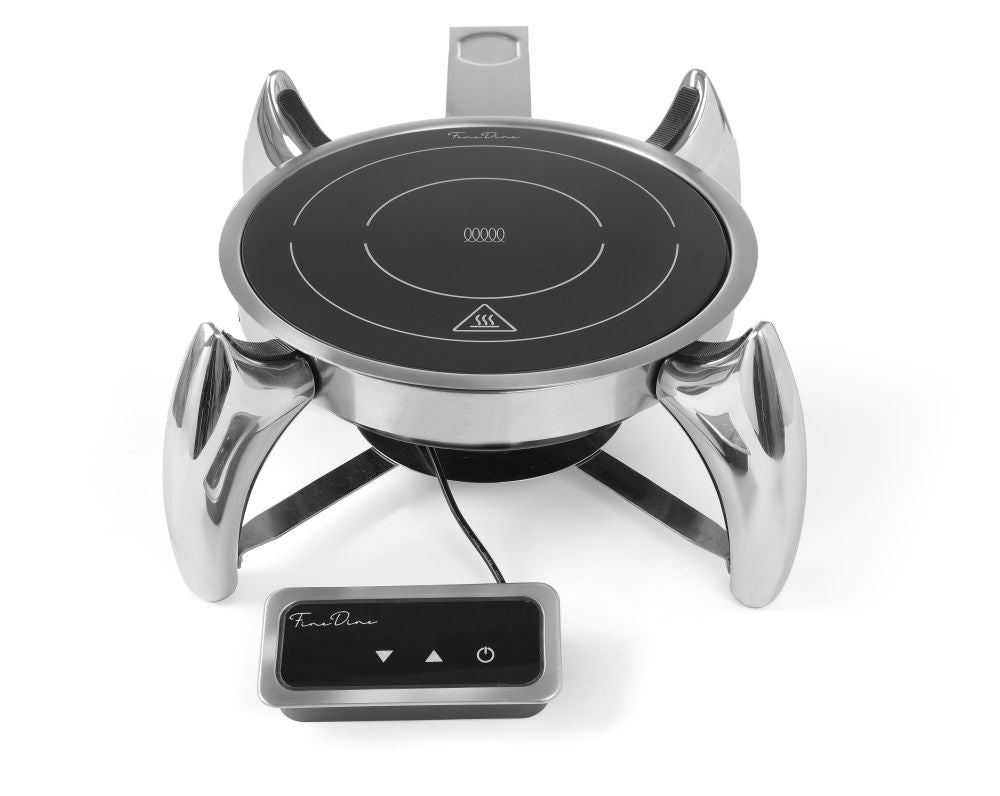 Inductie warmhoudplaat 800W, Fine Dine, 230V/800W, ø245x(H)68mm