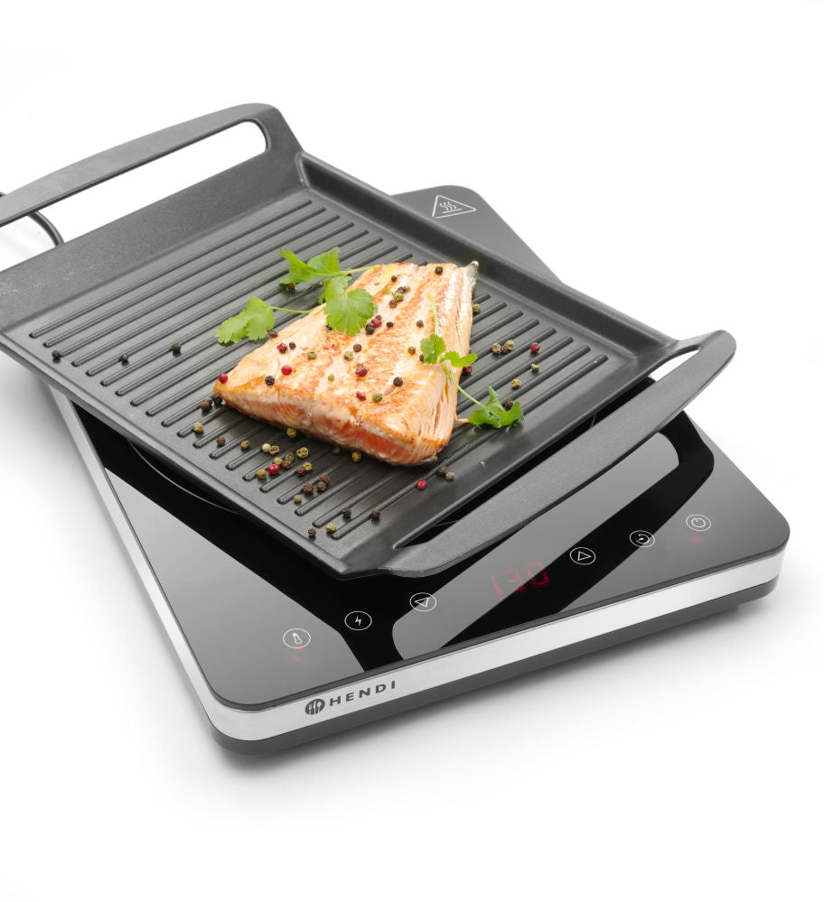 Inductie kookplaat model 2000, HENDI, Kitchen Line, 230V/2000W, 296x370x(H)46mm