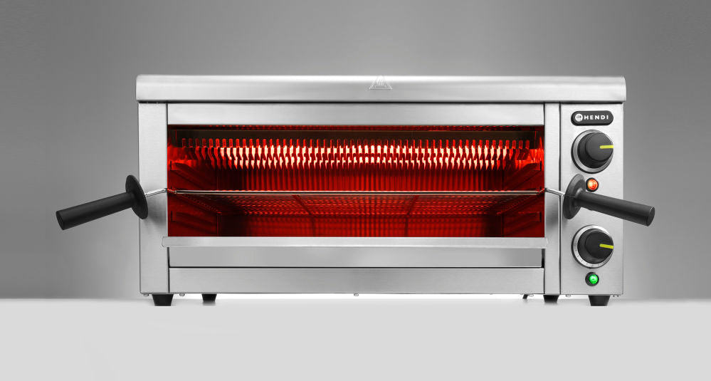 Salamander Grill met Quartz infraroodelementen, HENDI, 230V/3645W, 689x397x(H)318mm