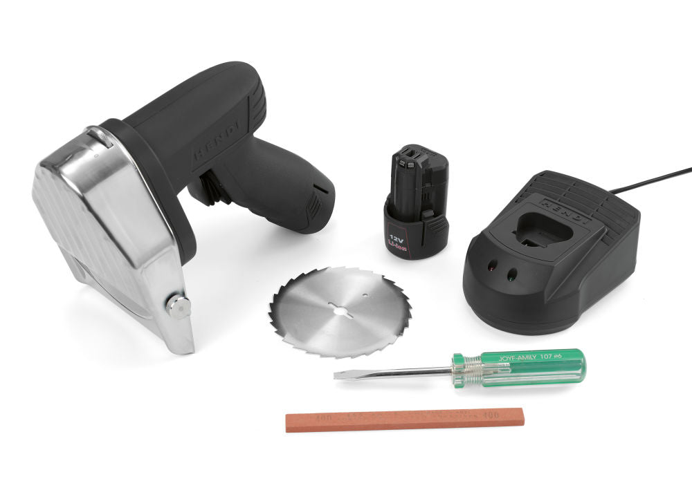 Draadloos elektrisch kebabmes, HENDI, Kitchen Line, 230V/80W, 199x152x(H)184mm