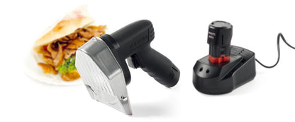 Draadloos elektrisch kebabmes, HENDI, Kitchen Line, 230V/80W, 199x152x(H)184mm