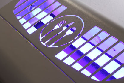 Insectenverdelger met kleefplaat 100 m², HENDI, 230V/30W, 480x100x(H)285mm