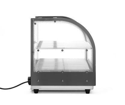 Opzet warmhoudvitrine tweelaags, HENDI, twee niveaus, 230V/400W, 554x376x(H)432mm