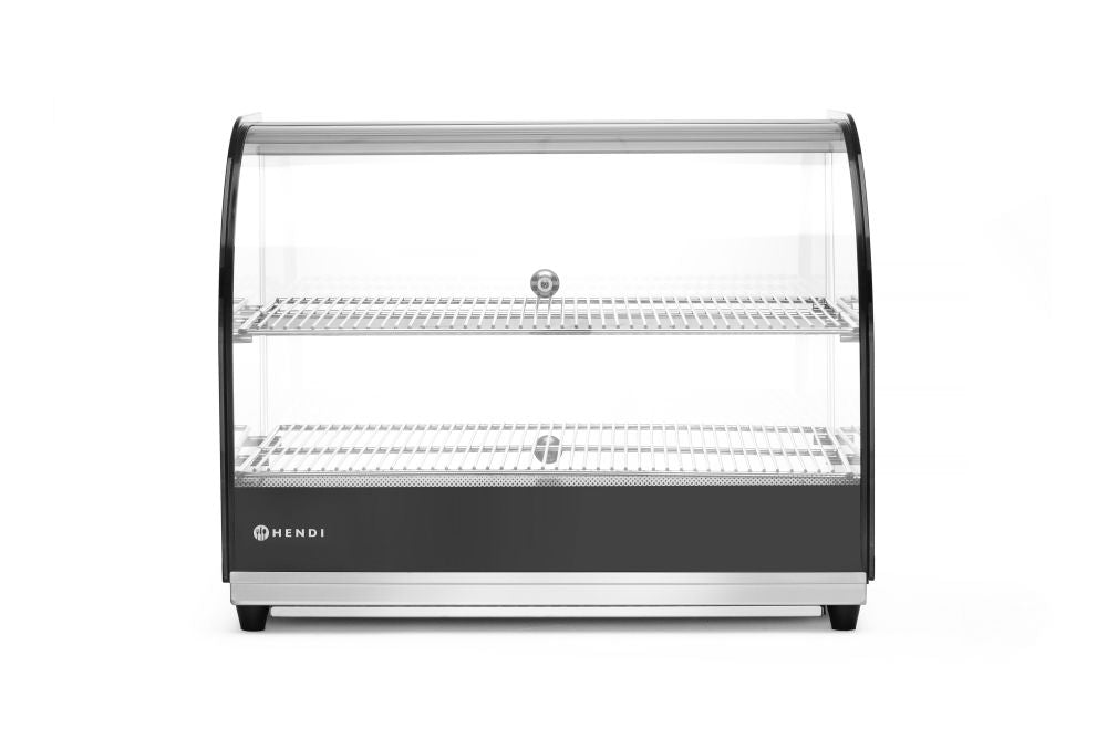 Opzet warmhoudvitrine tweelaags, HENDI, twee niveaus, 230V/400W, 554x376x(H)432mm