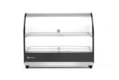 Opzet warmhoudvitrine tweelaags, HENDI, twee niveaus, 230V/400W, 554x376x(H)432mm