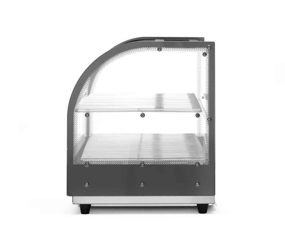 Opzet warmhoudvitrine tweelaags, HENDI, twee niveaus, 230V/400W, 554x376x(H)432mm